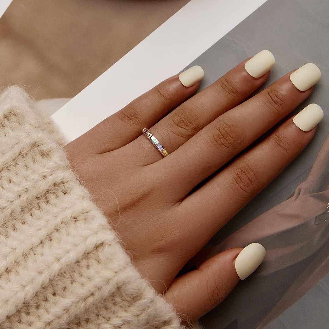 Anneau avec empreinte de patte en argent sterling S925