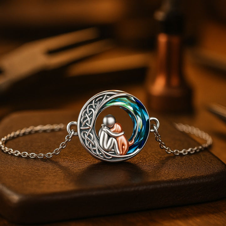 Bracelet de la Chance Ajustable en Argent Sterling 925 avec Motif de Chien