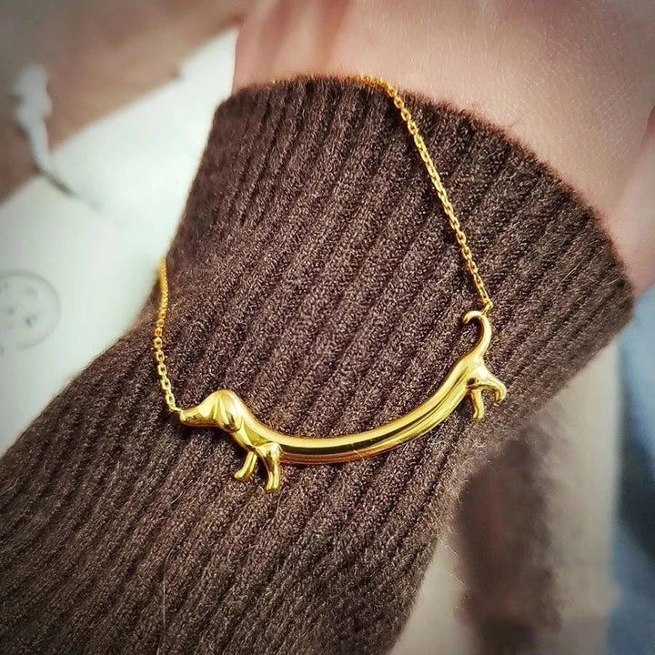 Collier à Chiot en or pour femme