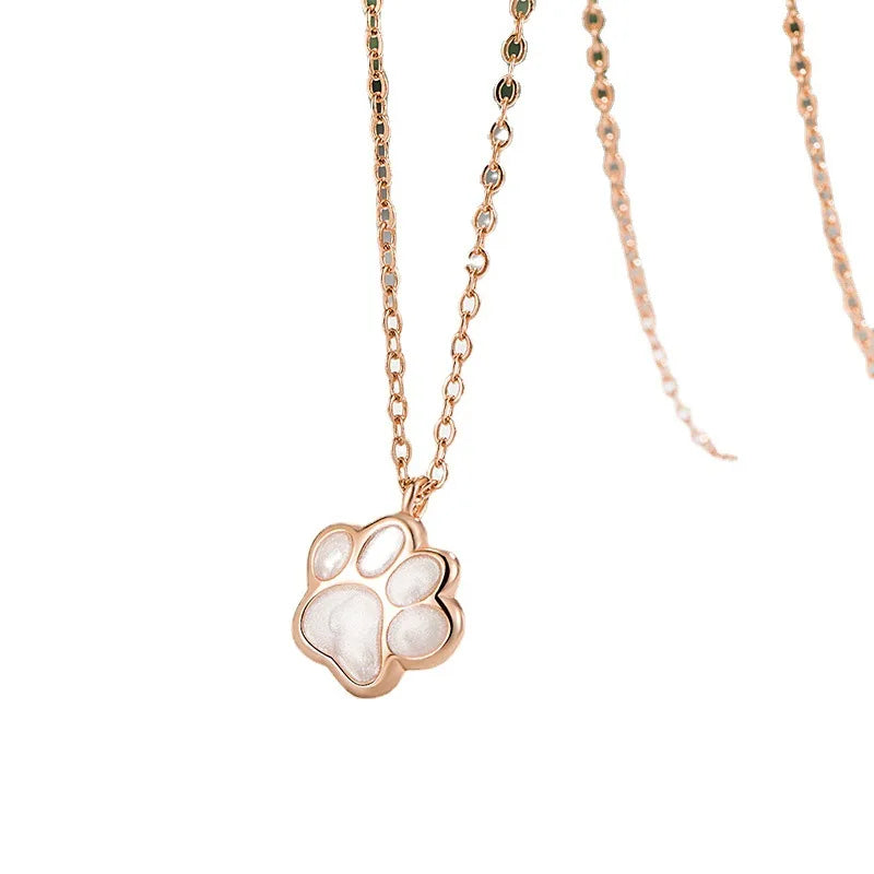 Collier avec pendentif patte – Bijoux symboliques avec animal pour femme