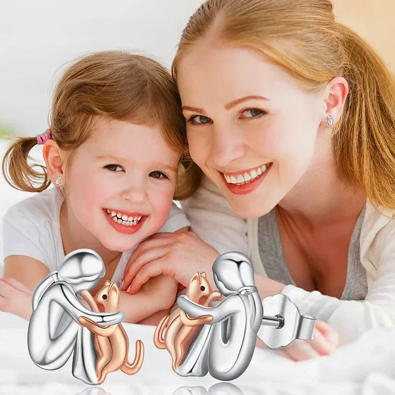 Boucles d'oreilles à thème chat – Crochets et bohémien